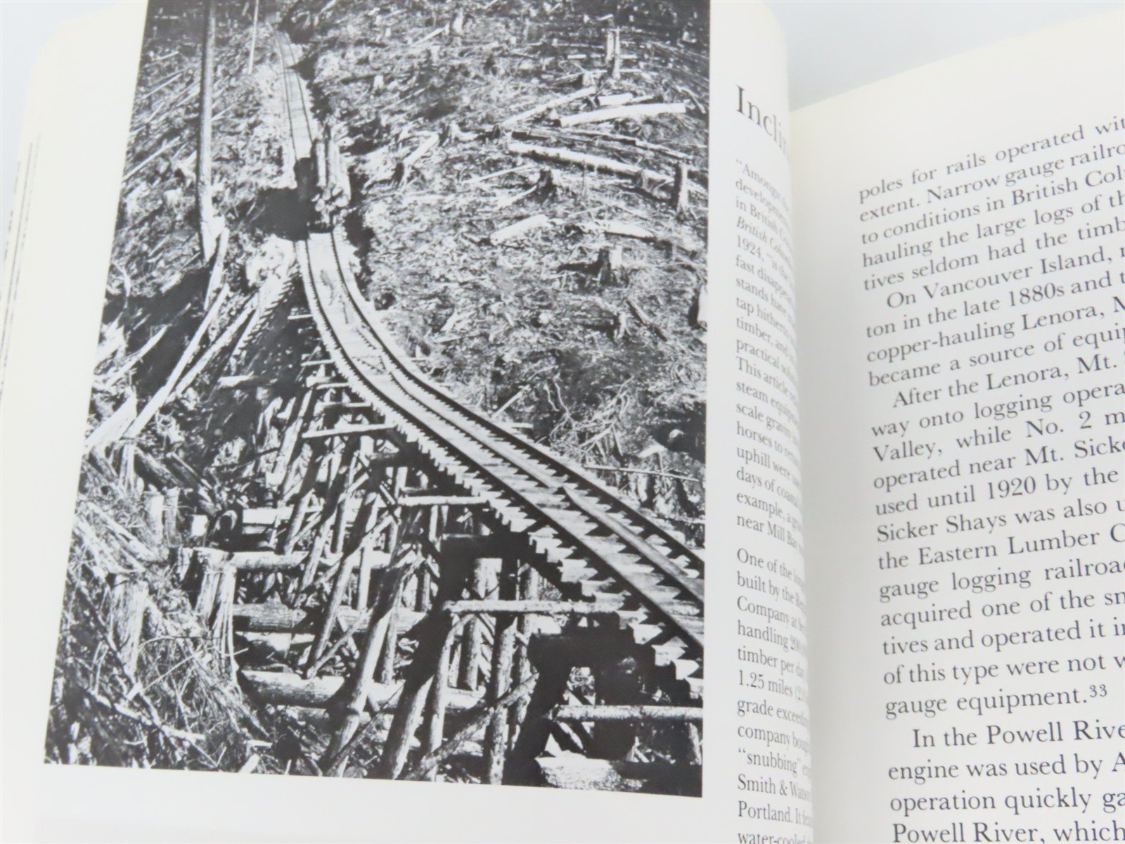 Logging By Rail The British Columbia Story by Robert D. Turner ©1990 SC Book