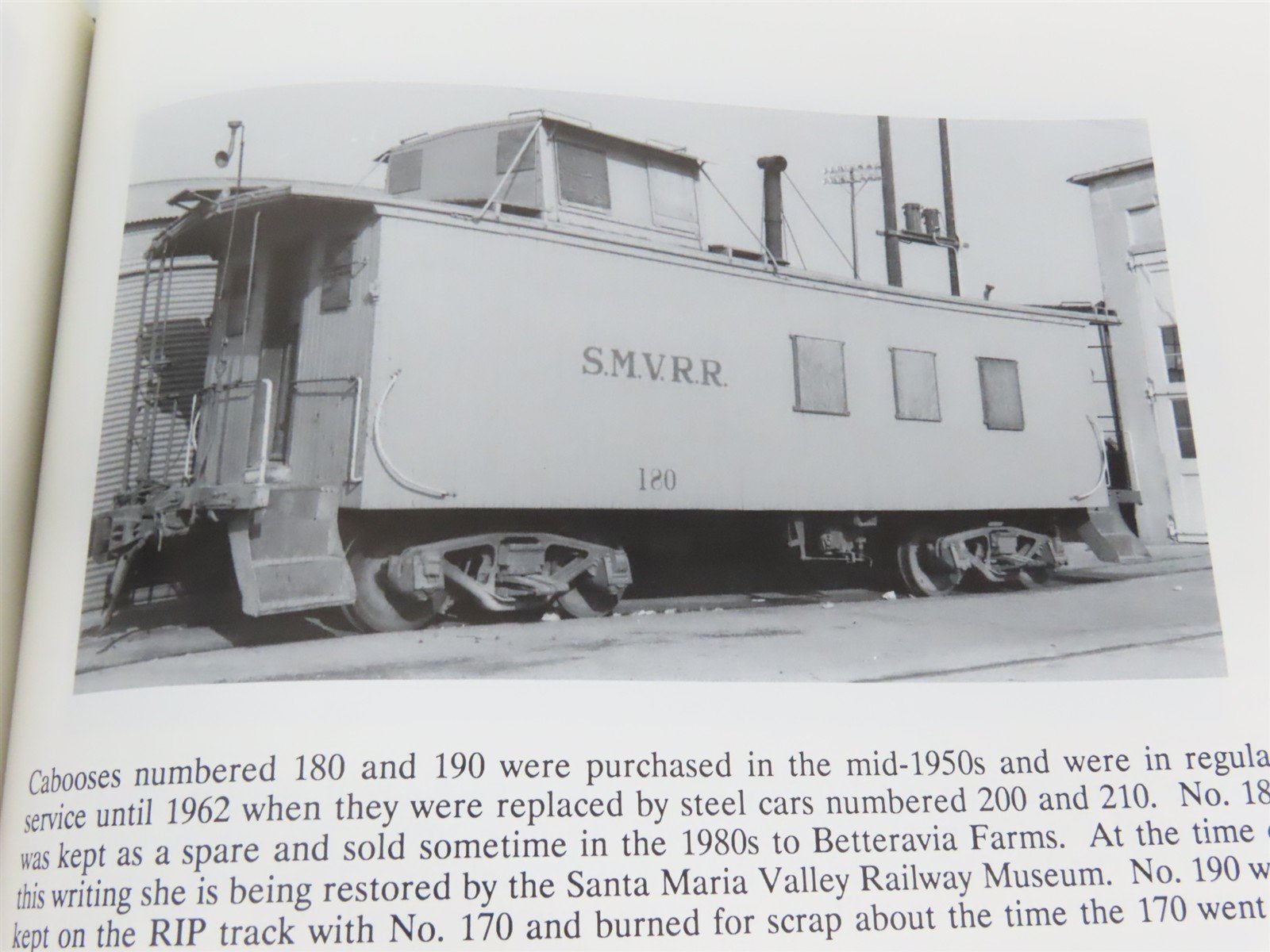 Railroads of the Santa Maria Valley by Hal Madson ©2001 HC Book