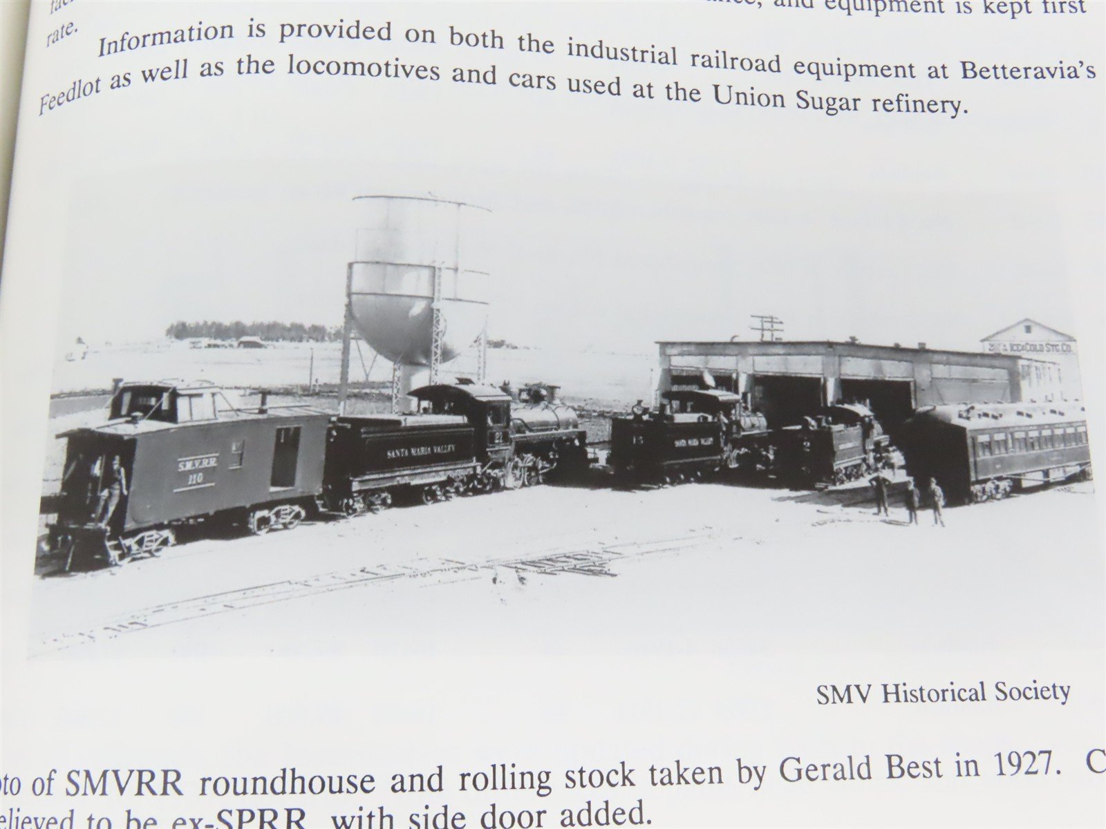 Railroads of the Santa Maria Valley by Hal Madson ©2001 HC Book