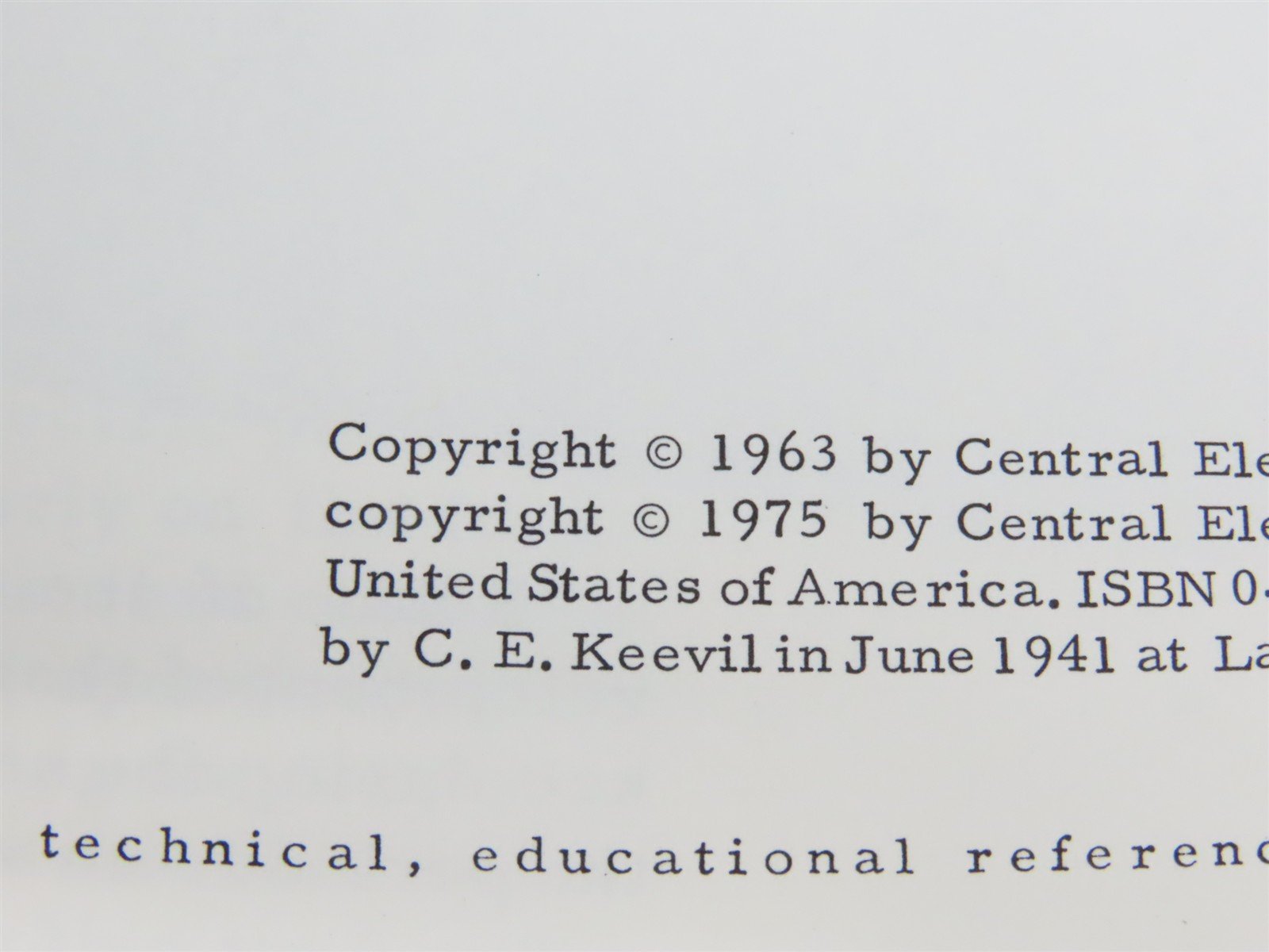 Route Of The Electroliners by CERA ©1975 HC Book