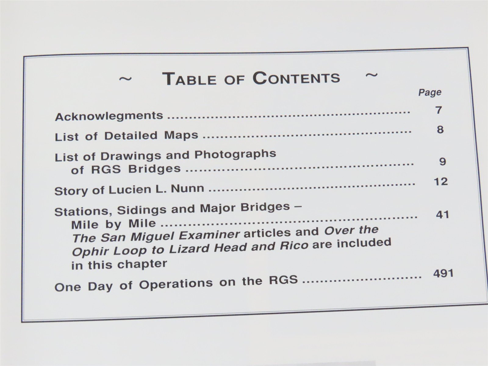The RGS Story Rio Grande Southern Volumes I - IX HC Books
