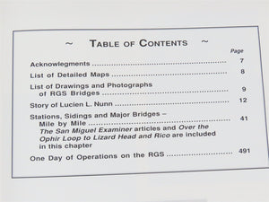 The RGS Story Rio Grande Southern Volumes I - IX HC Books