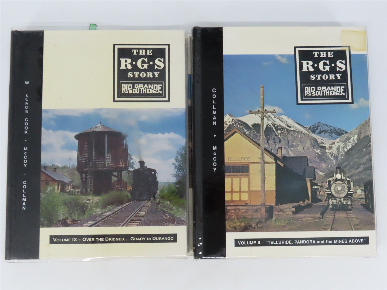 The RGS Story Rio Grande Southern Volumes I - IX HC Books
