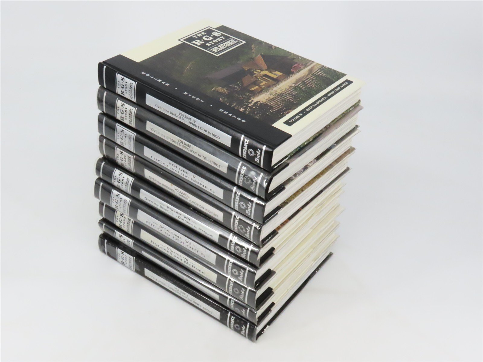 The RGS Story Rio Grande Southern Volumes I - IX HC Books