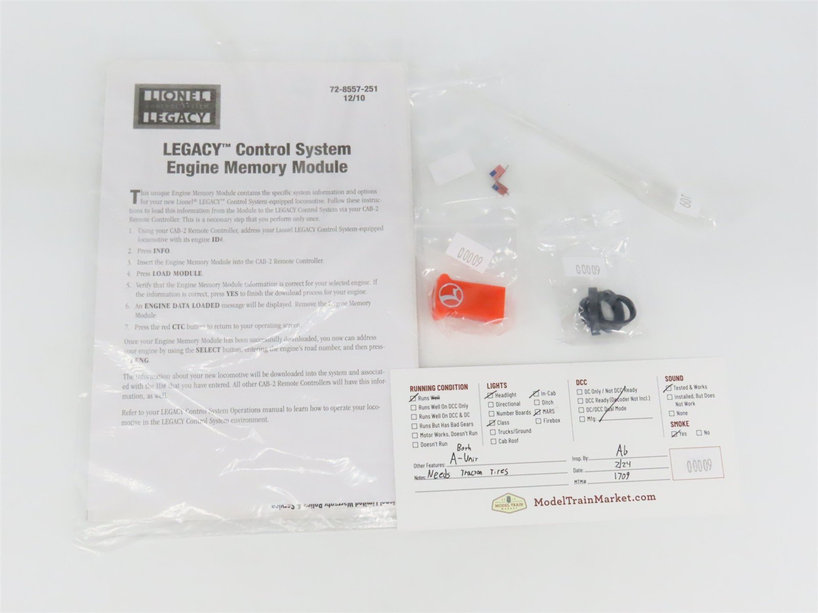 O Gauge 3-Rail Lionel 6-38702 DRGW Rio Grande F3 A/A Diesel Loco Set w/Legacy