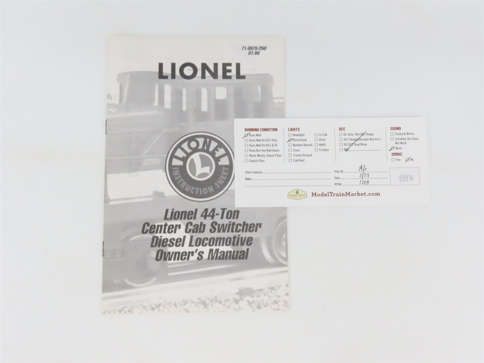 O Gauge 3-Rail Lionel 6-28801 Lionel Lines GE 44-Tonner Diesel Locomotive #1999