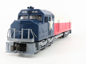 O Gauge 3-Rail MTH MT-2145LP Texas Flag EMD FP45 Diesel #1836 - Custom w/ Sound
