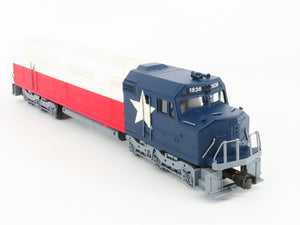 O Gauge 3-Rail MTH MT-2145LP Texas Flag EMD FP45 Diesel #1836 - Custom w/ Sound