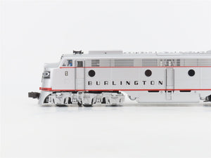 O Gauge 3-Rail K-Line K-28131 CB&Q EMD E8A/A Diesel Set w/ TMCC & Sound