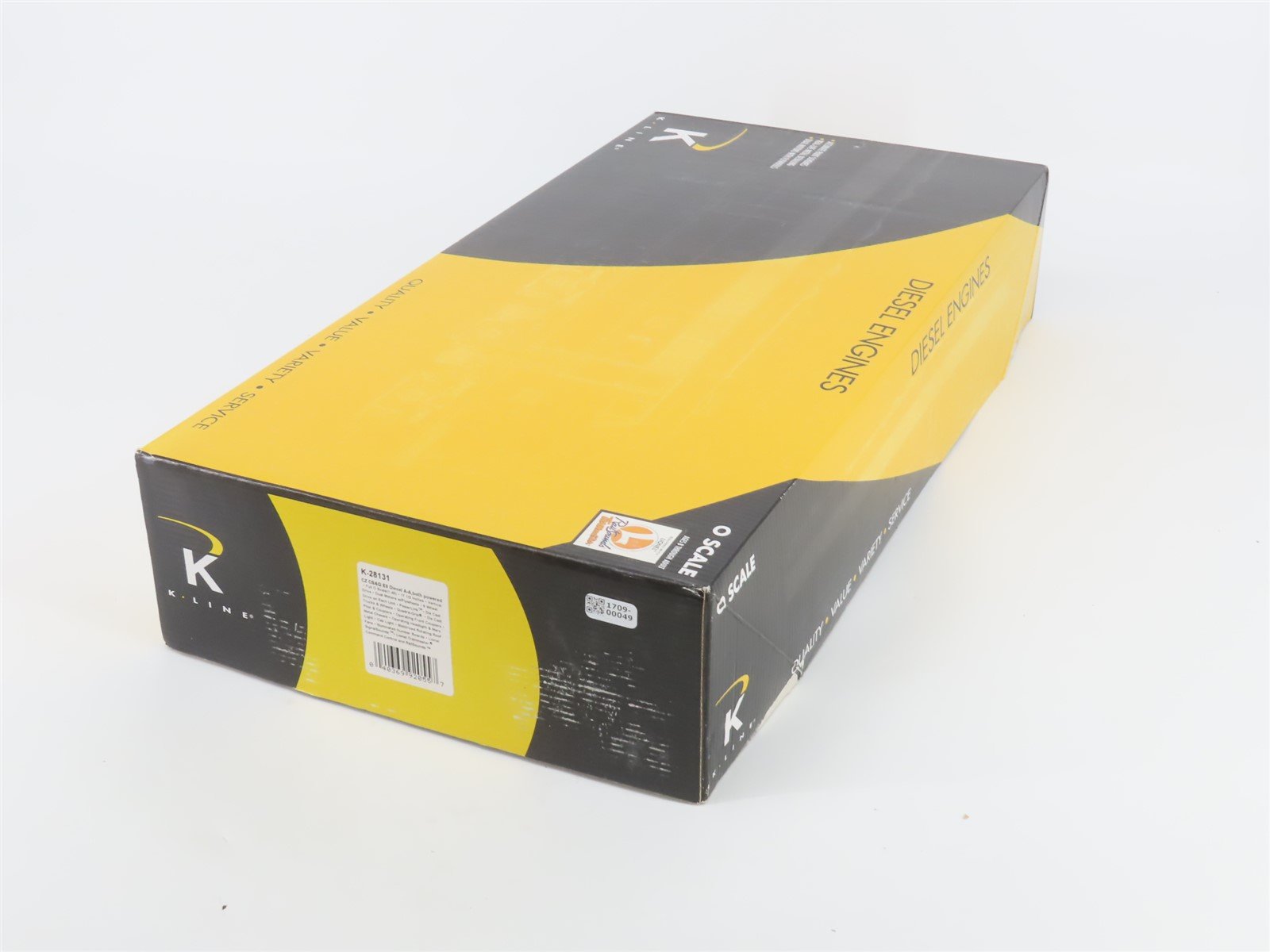 O Gauge 3-Rail K-Line K-28131 CB&Q EMD E8A/A Diesel Set w/ TMCC & Sound