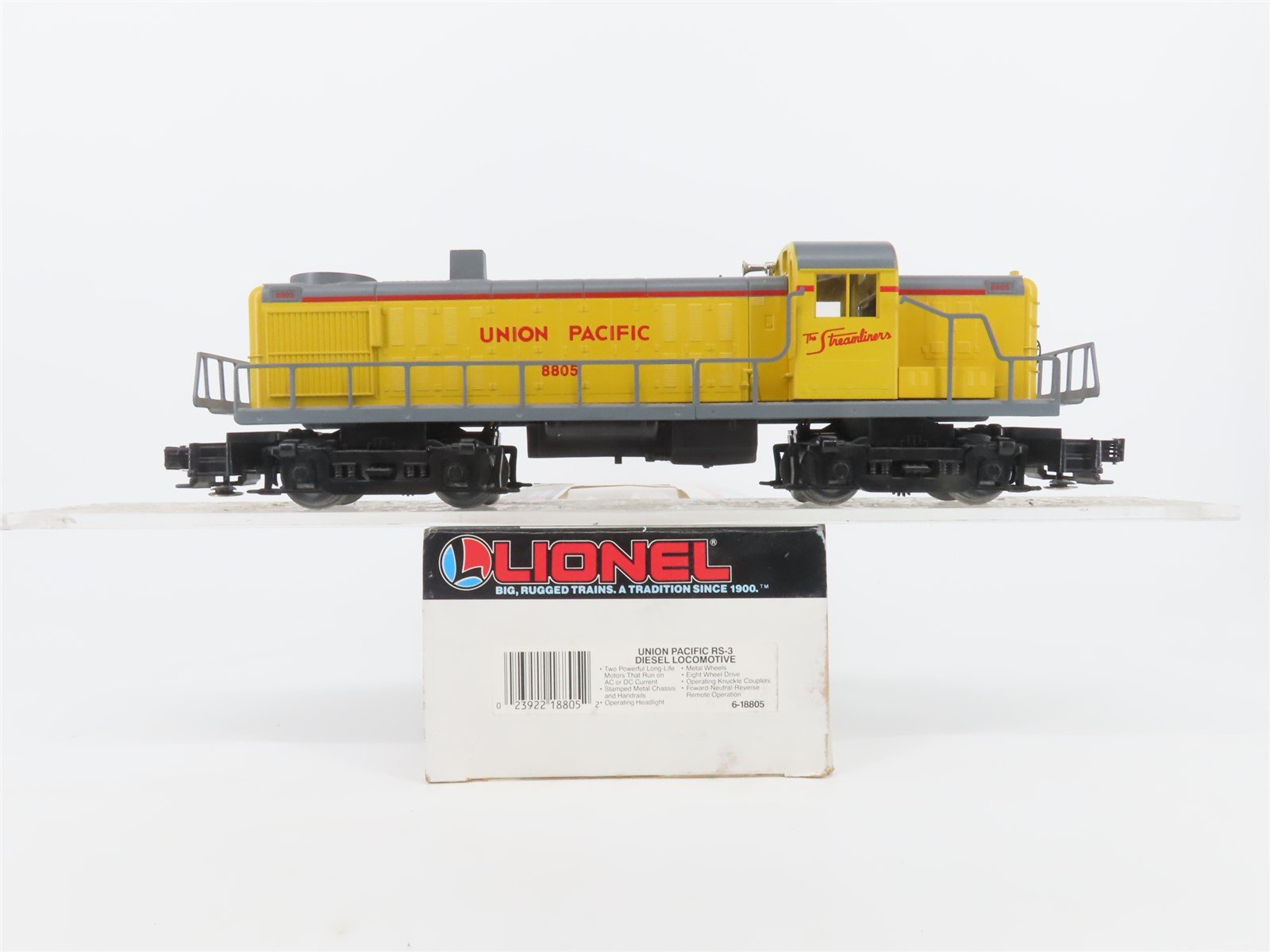 O Gauge 3-Rail Lionel 6-18805 UP Union Pacific RS-3 Diesel Locomotive #8805