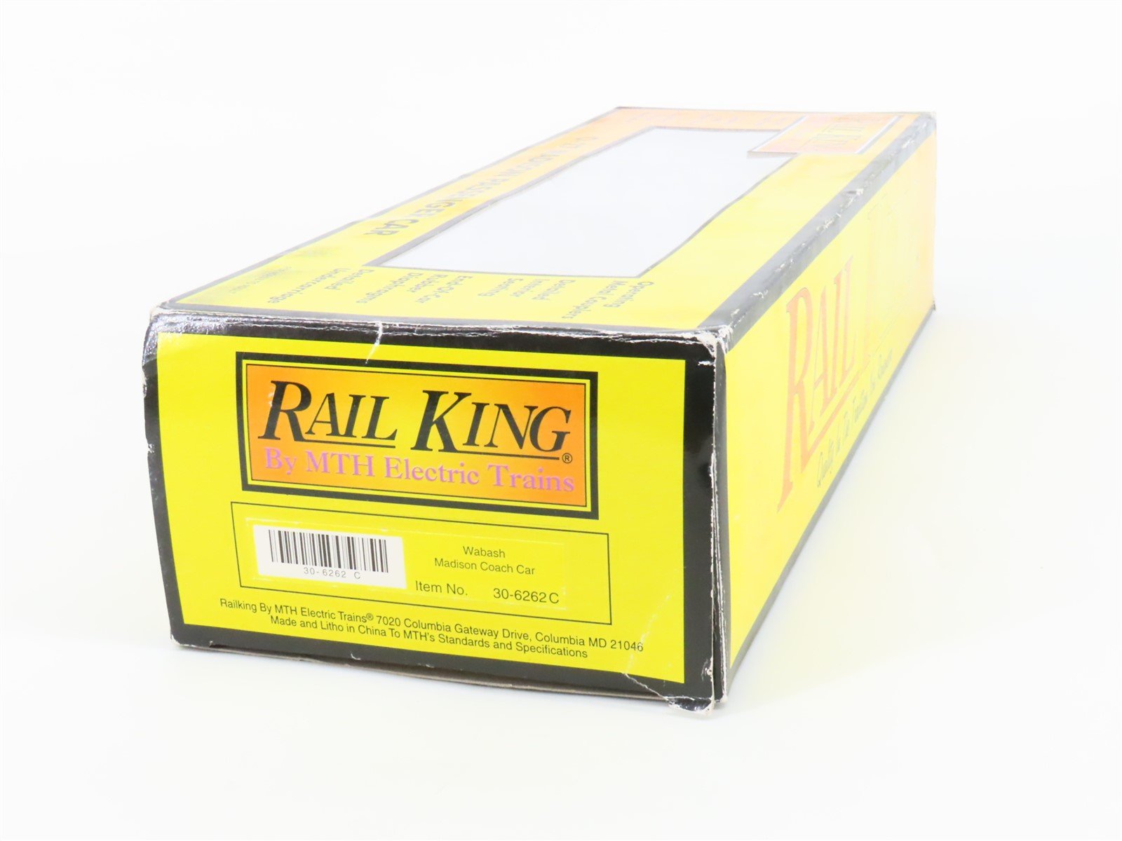 O Gauge 3-Rail MTH Rail King 30-6262C WAB Wabash Coach Passenger #1227