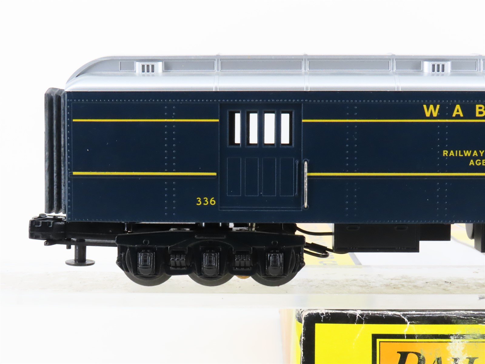 O Gauge 3-Rail MTH Rail King 30-6262B WAB Wabash Baggage Passenger #336