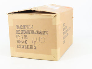 O Gauge 3-Rail Aristocraft 93121-1 NYC Coach & Baggage Passenger 6-Pack Sealed