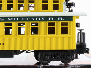 O Gauge 3-Rail MTH Rail King 30-6430 US Military Coach Passenger 3-Car Set