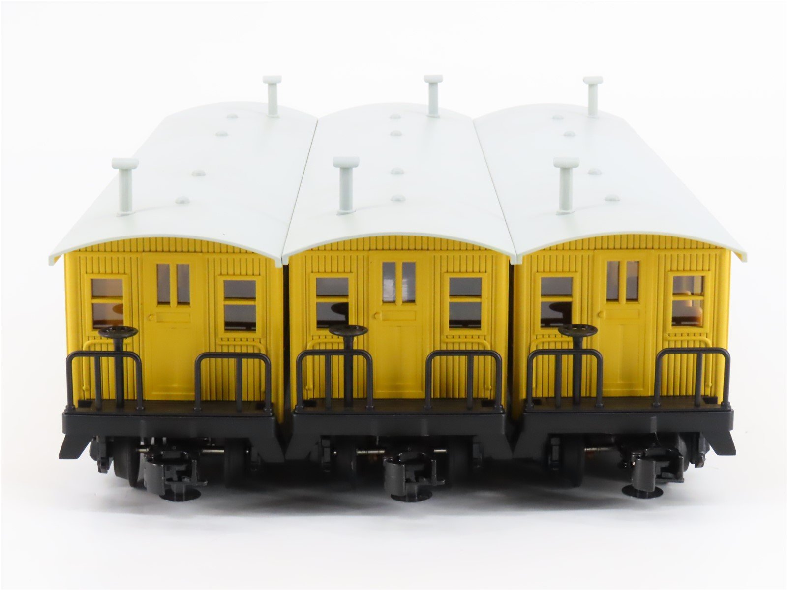 O Gauge 3-Rail MTH Rail King 30-6430 US Military Coach Passenger 3-Car Set