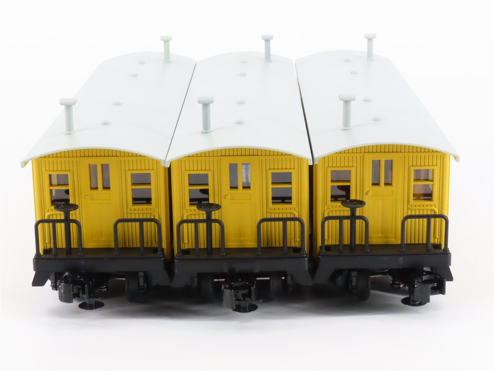 O Gauge 3-Rail MTH Rail King 30-6430 US Military Coach Passenger 3-Car Set