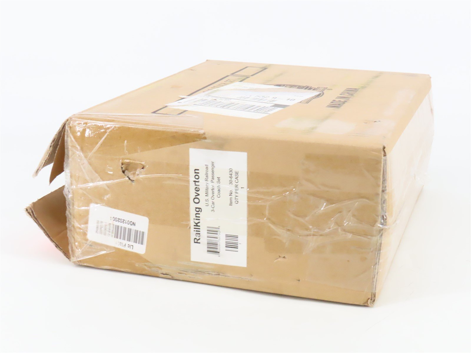 O Gauge 3-Rail MTH Rail King 30-6430 US Military Coach Passenger 3-Car Set