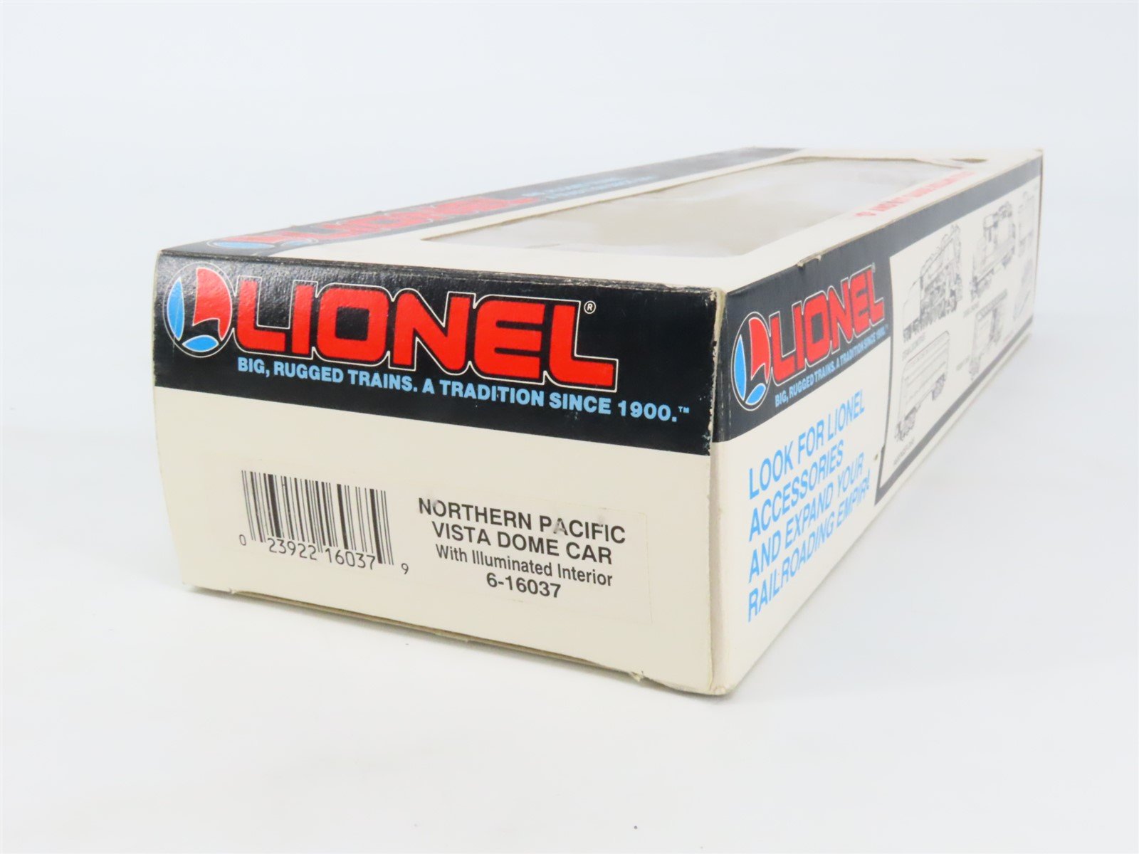 O Gauge 3-Rail Lionel 6-16037 NP Northern Pacific Dome Passenger Car #16037