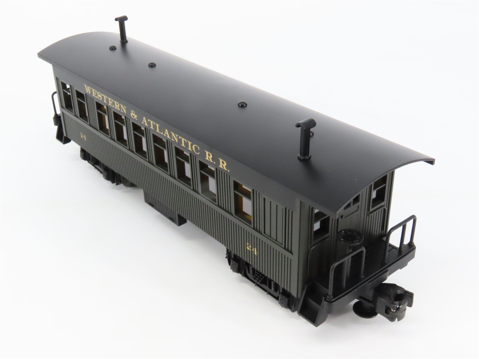O Gauge 3-Rail MTH 30-6404 W&A Railway Texas Overland Passenger 4-Car Set