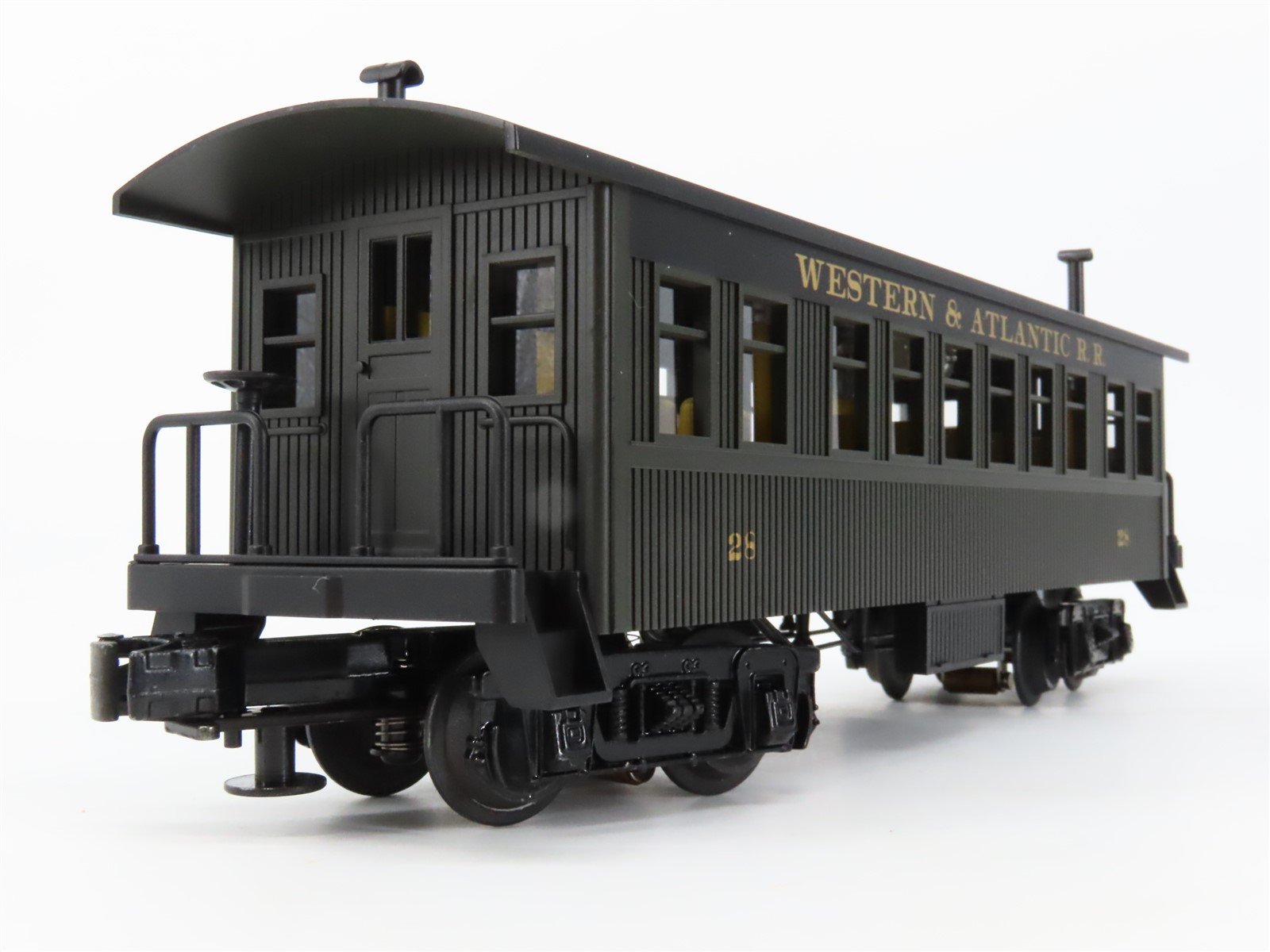 O Gauge 3-Rail MTH 30-6404 W&A Railway Texas Overland Passenger 4-Car Set