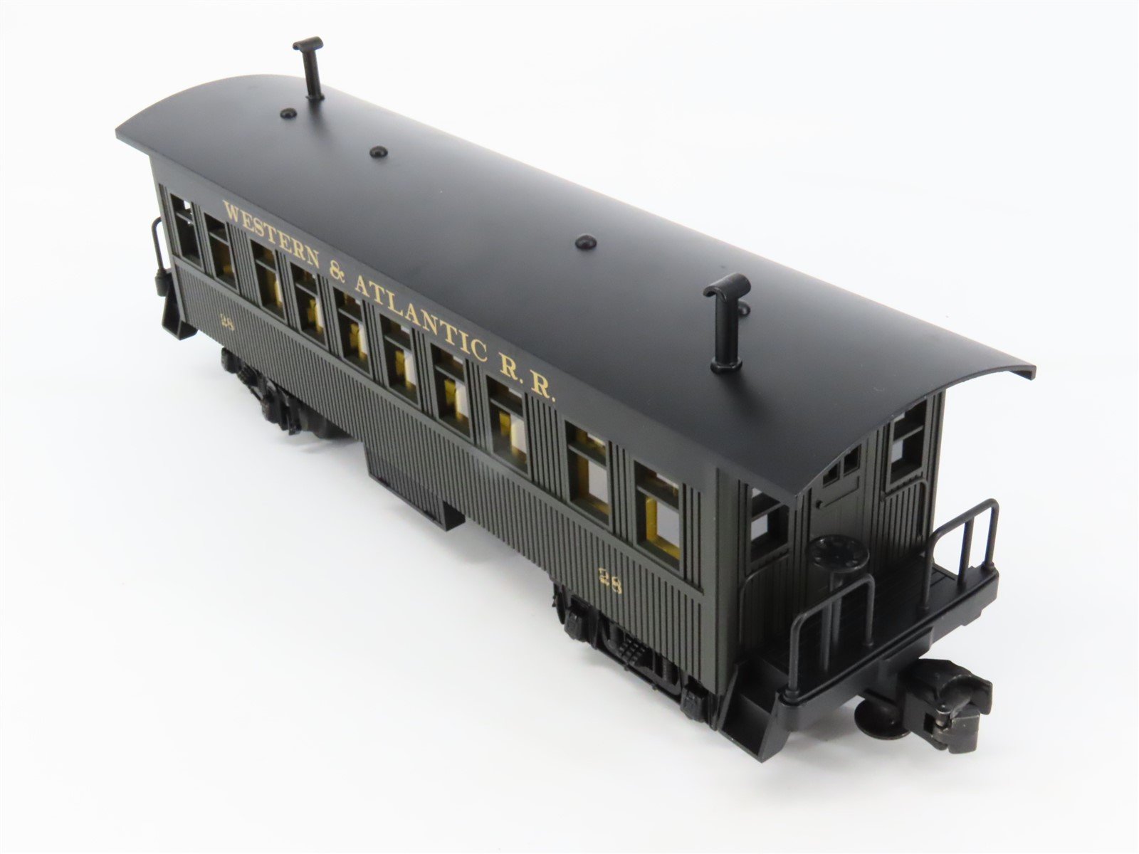 O Gauge 3-Rail MTH 30-6404 W&A Railway Texas Overland Passenger 4-Car Set