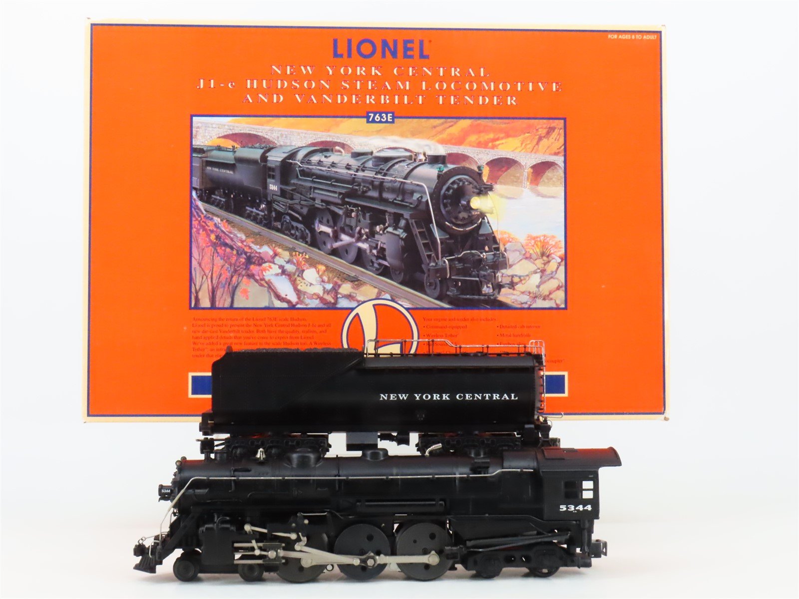 O Gauge 3-Rail Lionel 6-18056 NYC New York Central J1-c 4-6-4 Steam Loco #5344