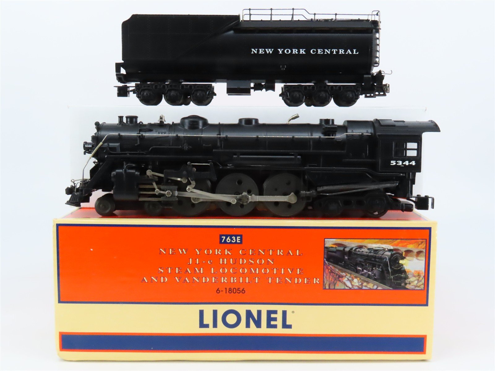 O Gauge 3-Rail Lionel 6-18056 763E NYC 4-6-4 J1e Hudson Steam #5344 TMCC & Sound