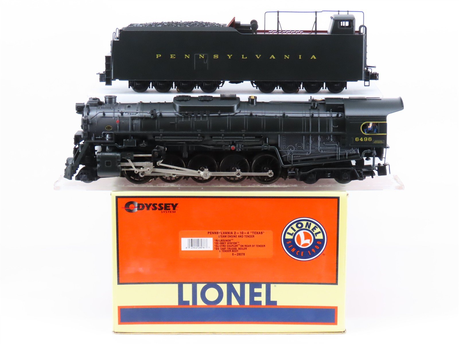 O Gauge 3-Rail Lionel 6-28078 PRR 2-10-4 