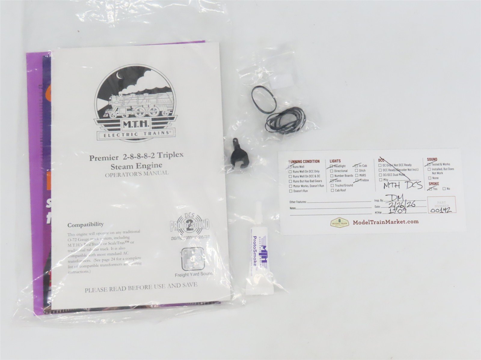 O Gauge 3-Rail MTH 20-3361-1 ERIE 2-8-8-8-2 Triplex Steam #5015 - ProtoSound2