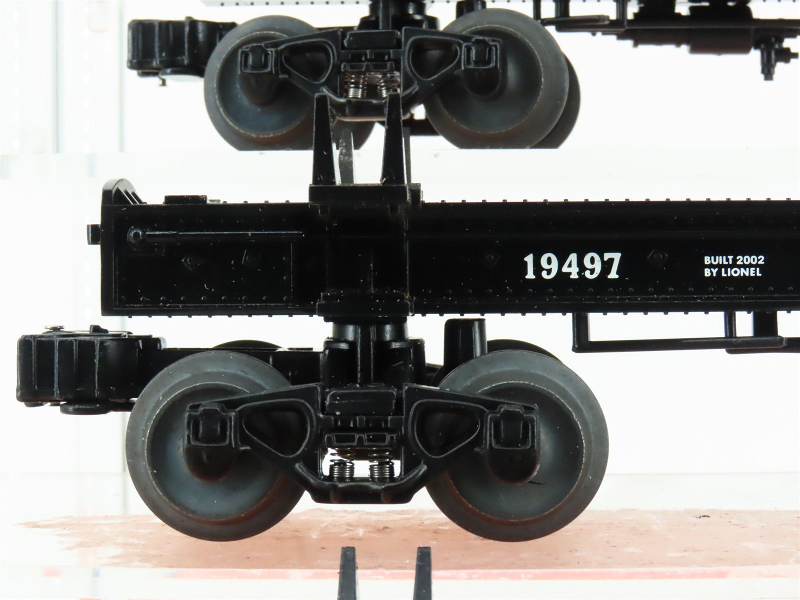 O Gauge 3-Rail Lionel 6-29415 WM Western Maryland Skeleton Log Car 3-Pack w/Load