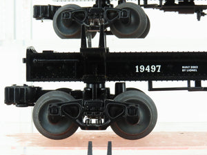 O Gauge 3-Rail Lionel 6-29415 WM Western Maryland Skeleton Log Car 3-Pack w/Load