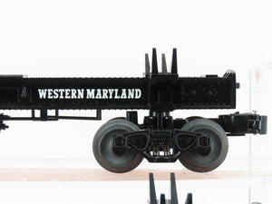 O Gauge 3-Rail Lionel 6-29415 WM Western Maryland Skeleton Log Car 3-Pack w/Load
