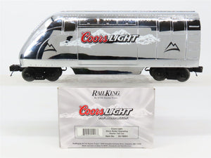 O 3-Rail MTH RailKing 30-78061 Coors Light Silver Bullet Operating Tail Car