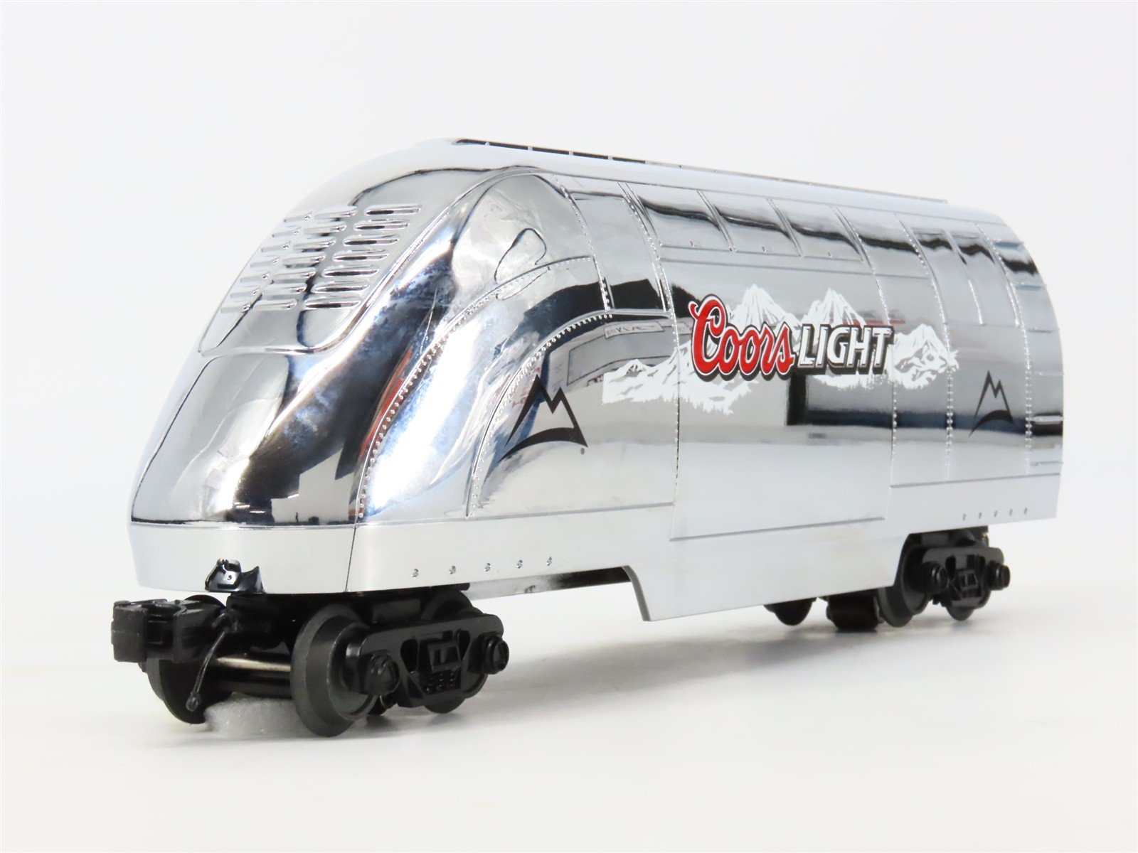 O 3-Rail MTH RailKing 30-78061 Coors Light Silver Bullet Operating Tail Car