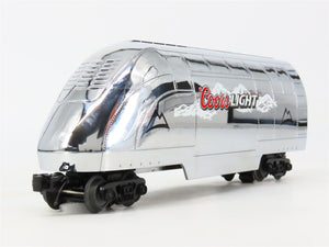 O 3-Rail MTH RailKing 30-78061 Coors Light Silver Bullet Operating Tail Car