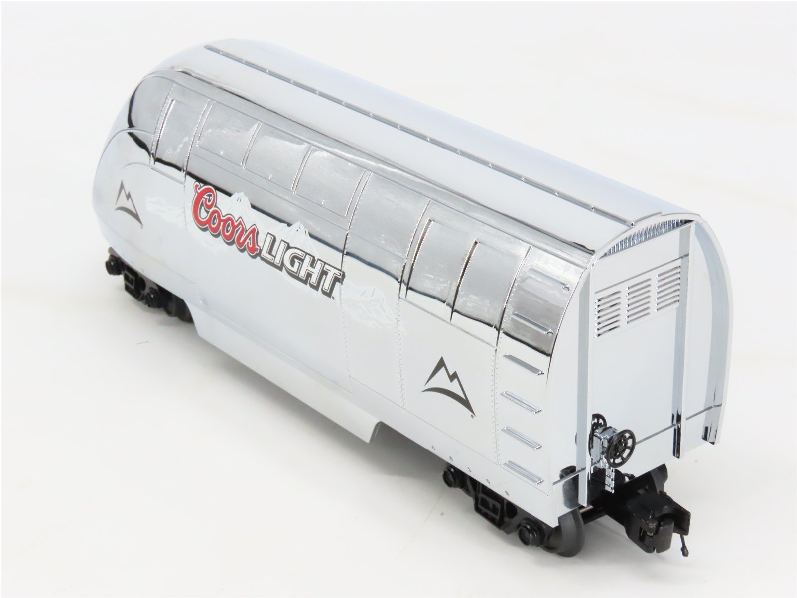 O 3-Rail MTH RailKing 30-78061 Coors Light Silver Bullet Operating Tail Car