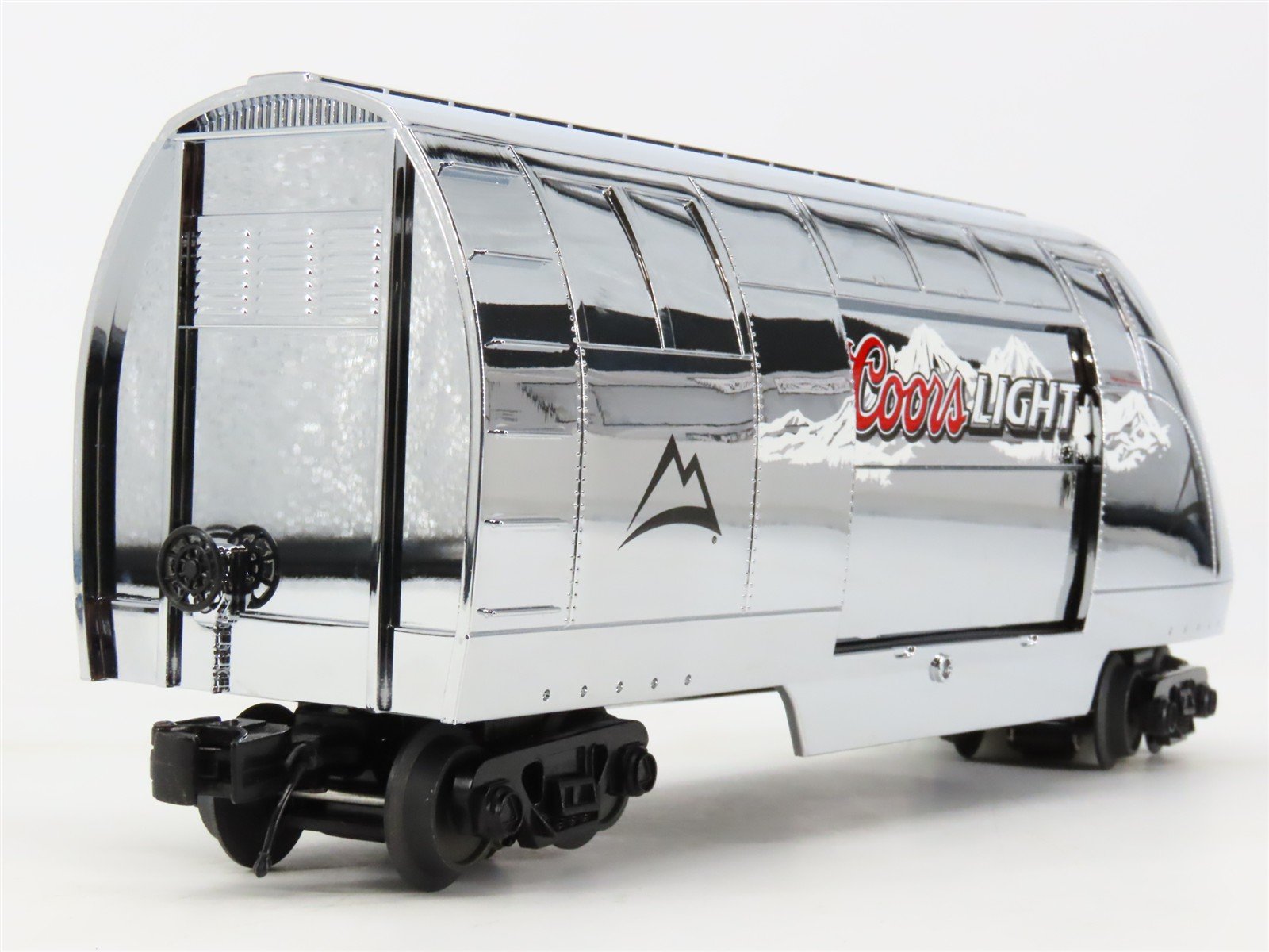 O 3-Rail MTH RailKing 30-78061 Coors Light Silver Bullet Operating Tail Car