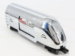 O 3-Rail MTH RailKing 30-78061 Coors Light Silver Bullet Operating Tail Car