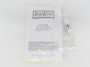O 3-Rail MTH RailKing 30-78061 Coors Light Silver Bullet Operating Tail Car