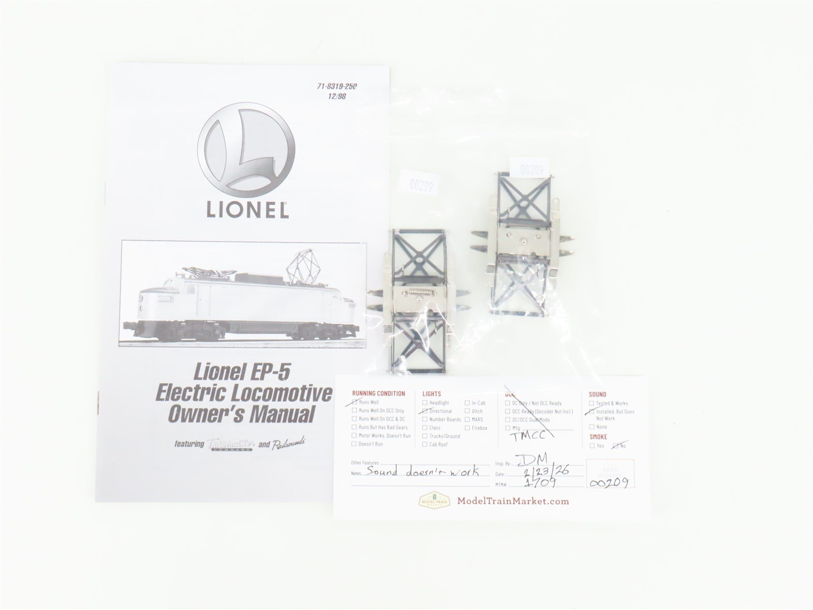O 3-Rail Lionel Celebration 6-28518 PRR Pennsylvania EP-5 Electric #2352 w/ TMCC