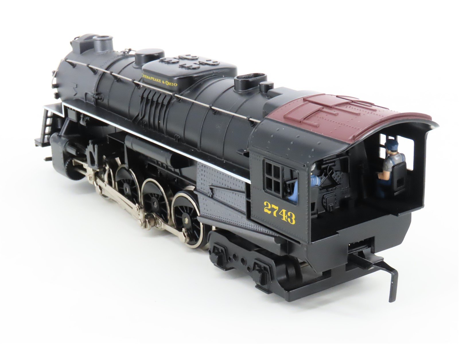O Gauge 3-Rail Lionel 6-28697 C&O 2-8-4 Berkshire Jr. Steam #2743 w/TMCC & Sound