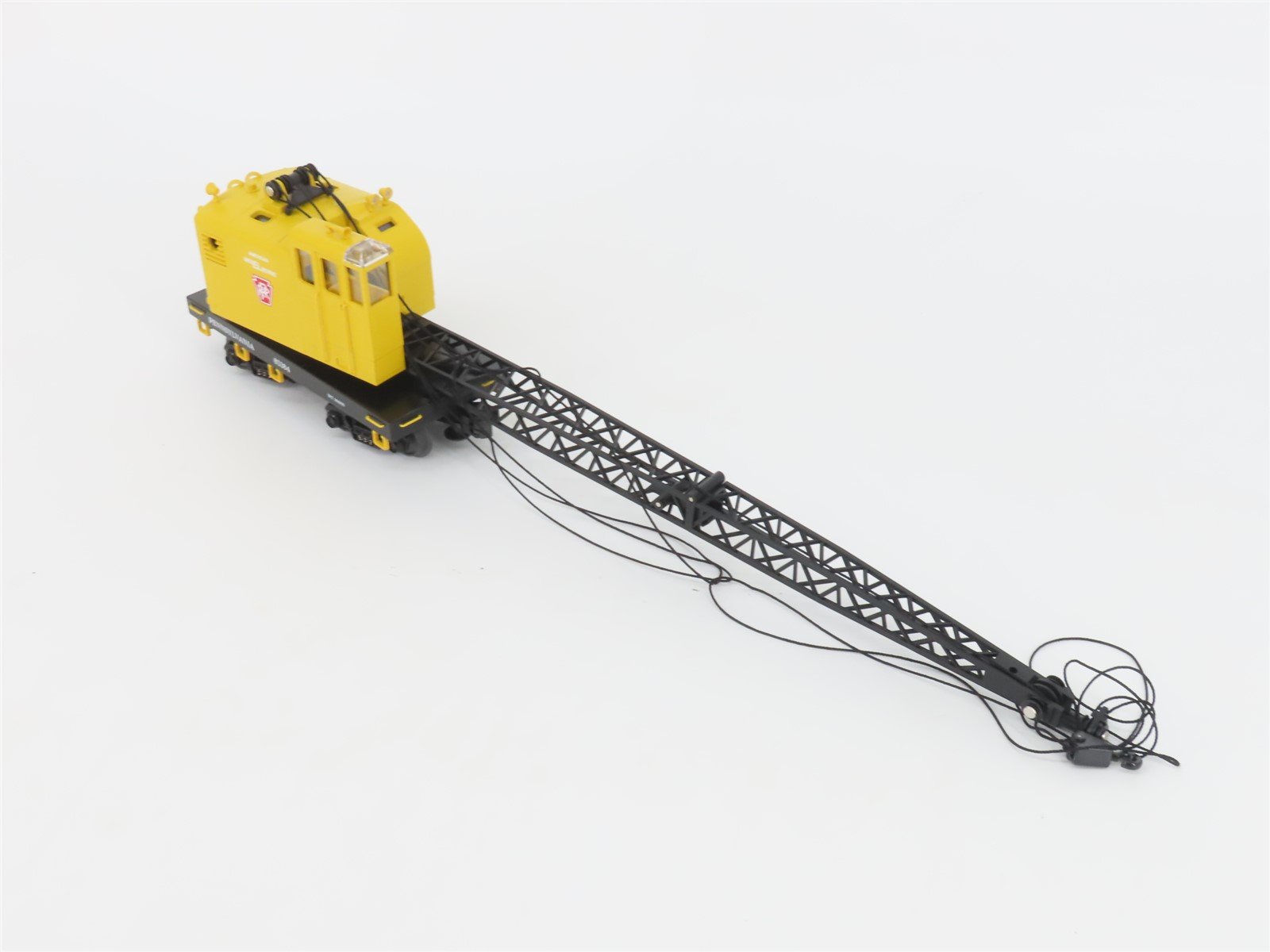 O Gauge 3-Rail MTH Rail King 30-7932 PRR Pennsylvania American Crane Car #85384