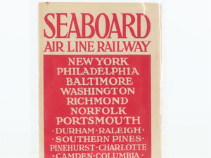 Antique SAL Seaboard Air Line Railway Public Timetable 1911