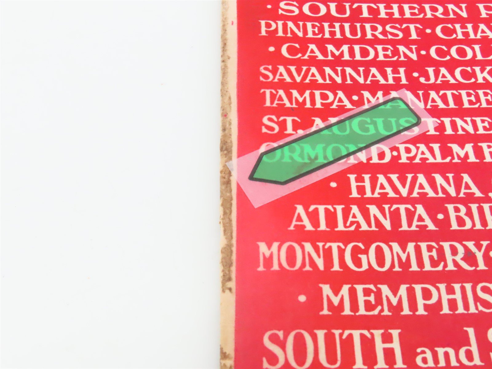 Antique SAL Seaboard Air Line Railway Public Timetable 1911