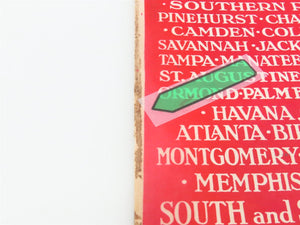 Antique SAL Seaboard Air Line Railway Public Timetable 1911