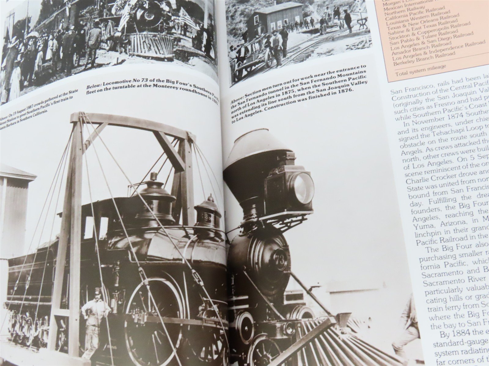 The History Of The Southern Pacific by Bill Yenne ©1985 HC Book