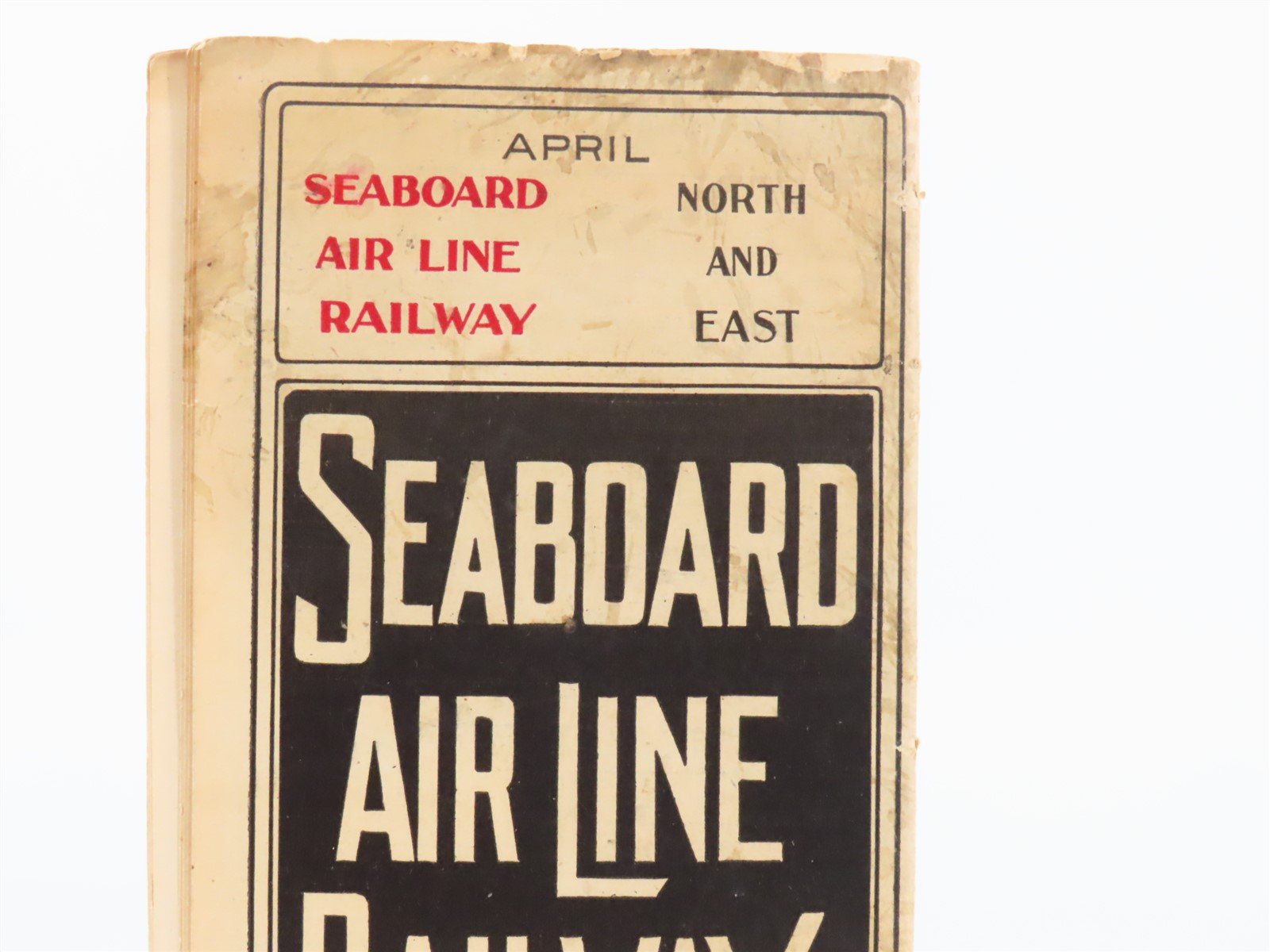 Antique SAL Seaboard Air Line Railway Public Timetable 1901