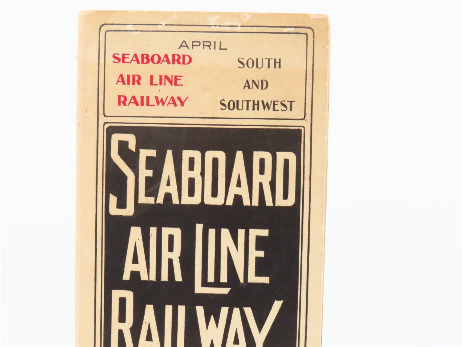 Antique SAL Seaboard Air Line Railway Public Timetable 1901