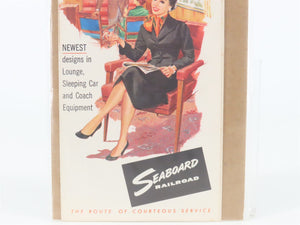 Vintage SAL Seaboard Air Line Railroad Passenger Brochure Winter Season 1956-57